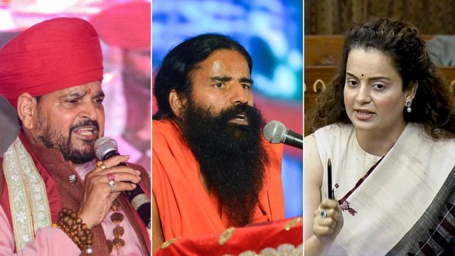 बाबा रामदेव ने कंगना रनौत और बृजभूषण के बयानों पर साधा निशाना