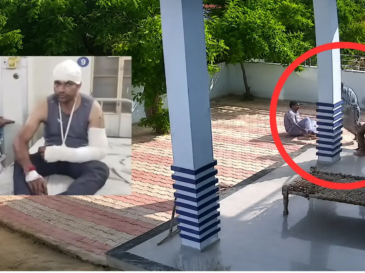 झुंझुनूं में घायल CRPF जवान विक्रम अस्पताल में भर्ती है