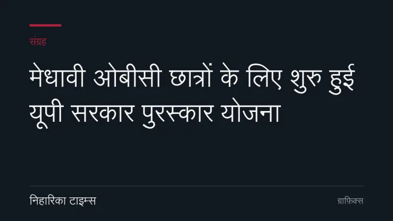 मेधावी ओबीसी छात्रों के लिए शुरु हुई यूपी सरकार पुरस्कार योजना
