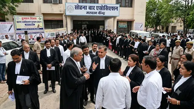 सोहना बार एसोसिएशन चुनाव की तैयारियां