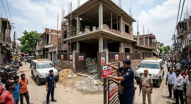 अलीगंज में 30 अवैध निर्माण सील, 250 को नोटिस जारी