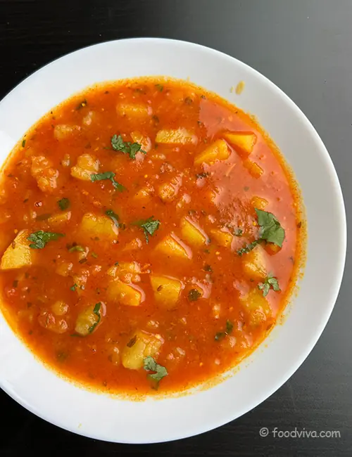 आलू टमाटर की सब्जी
