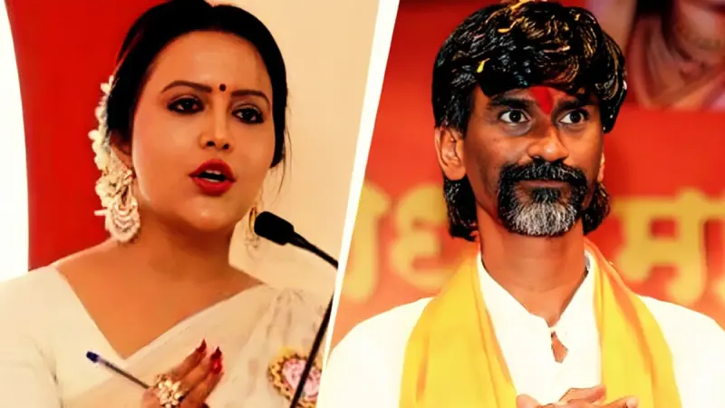 अमृता फडणवीस ने जरांगे को कहा भाई, घर खाने का न्योता दिया
