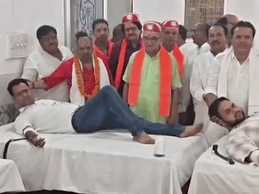 भीलवाड़ा में महर्षि दधीचि जयंती पर रक्तदान शिविर