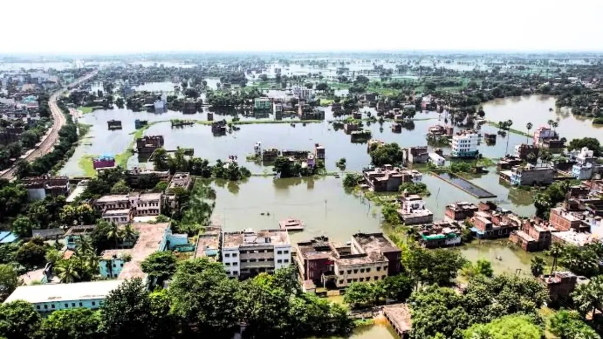 बिहार में बाढ़ प्रभावित क्षेत्र