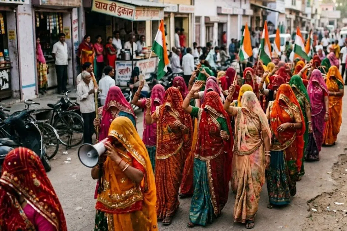 बुहाना में 25 महिला प्रत्याशियों ने चुनाव प्रचार में बढ़ाई सक्रियता