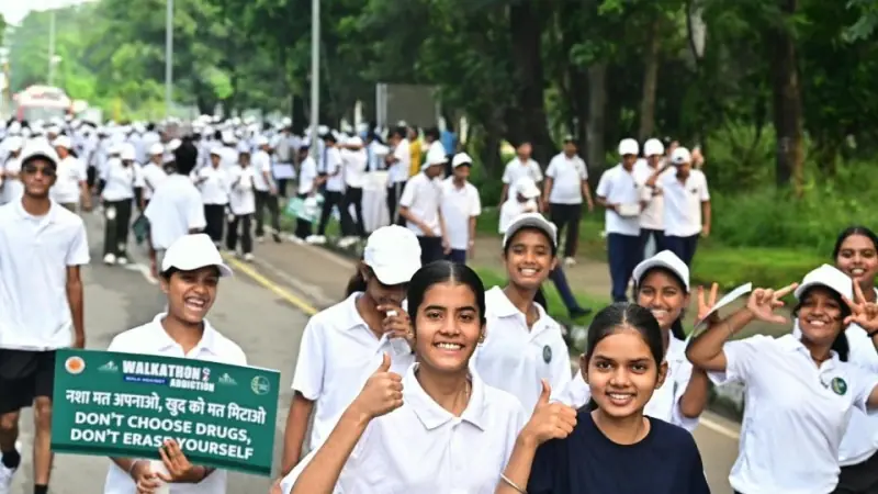 चंडीगढ़ में नशे के खिलाफ वॉकाथॉन, प्रशासन ने हरी झंडी दिखाई