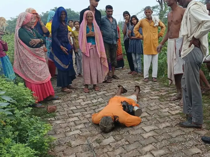 चंदोलपुरा गांव में बिजली हादसे का स्थल