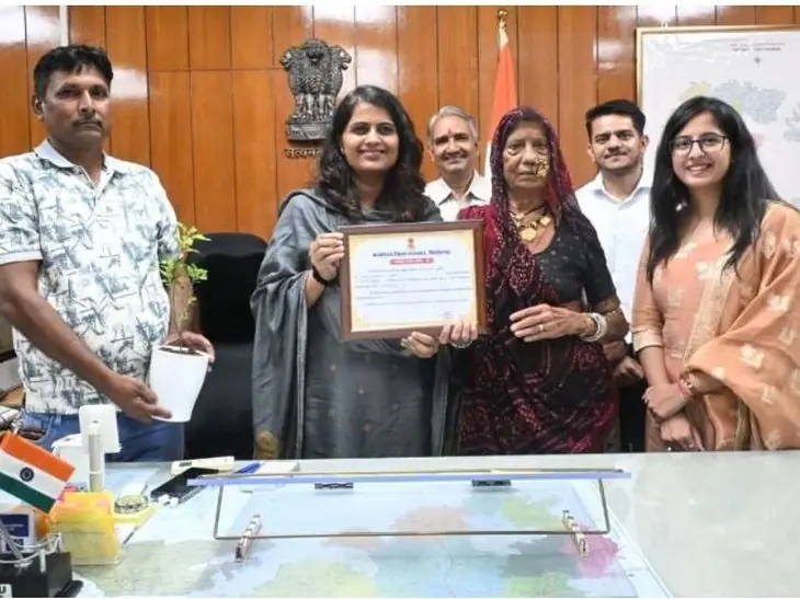 चित्तौड़गढ़ की मांगीबाई ने स्कूल के लिए 15 लाख रुपए दान किए