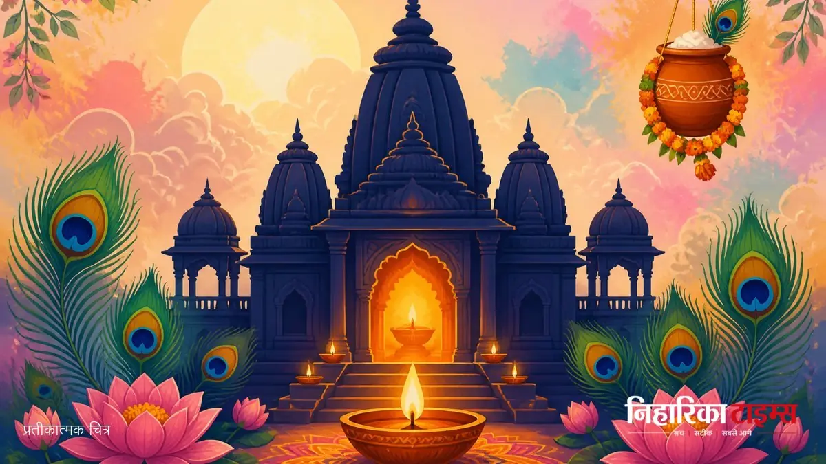 Grand Celebration of Shri Krishna Janmashtami at Shri Ram Temple in Churu