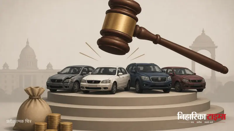 Delhi Excise Department Raises ₹5 Crore from Auction of Seized Vehicles