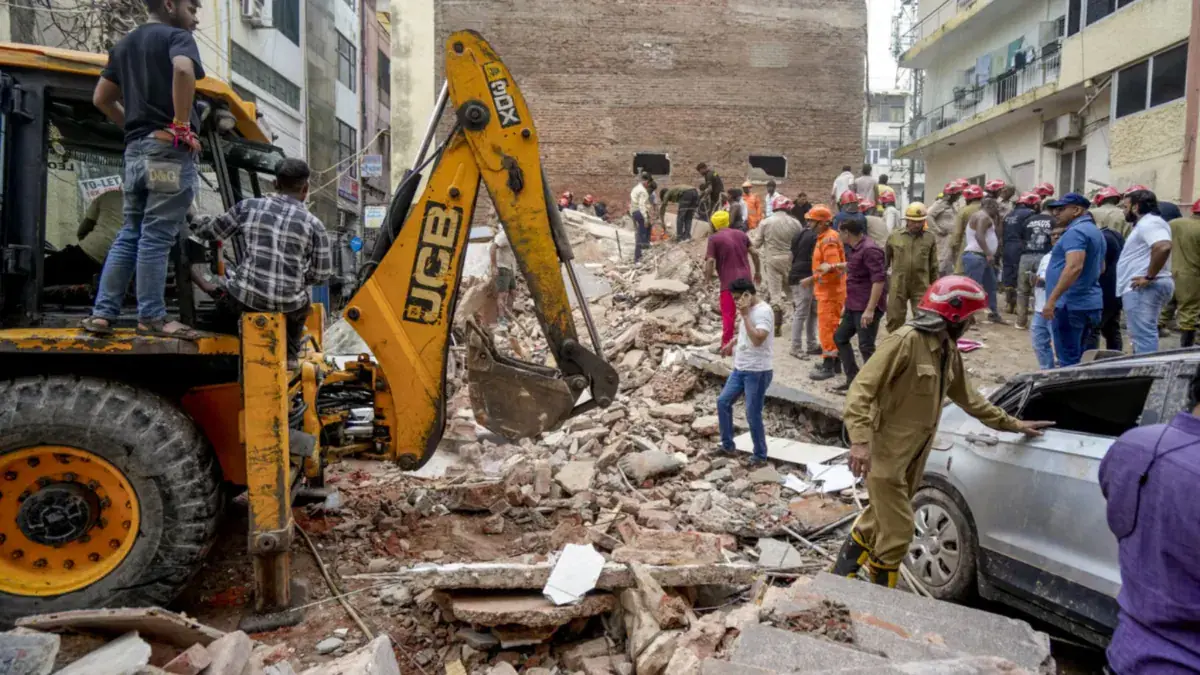 Delhi PG Building Collapse Kills Seven, Safety Audits Ordered