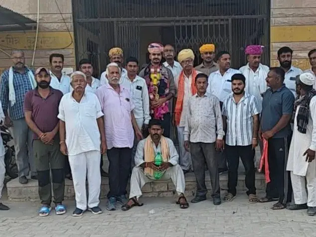देणोक में पटवारी बदलाव का समारोह