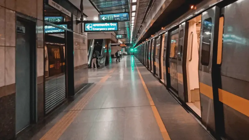 DMRC warns influencers against sticking phones to moving metro windows