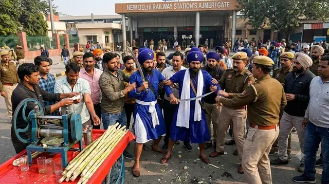दो निहंग भाइयों ने जूस विवाद में तलवार से हमला किया