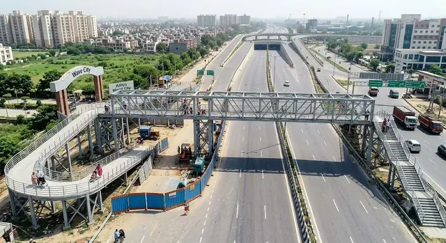 गाजियाबाद में पैदल यात्रियों के लिए तीन फुट ओवर ब्रिज बनेंगे