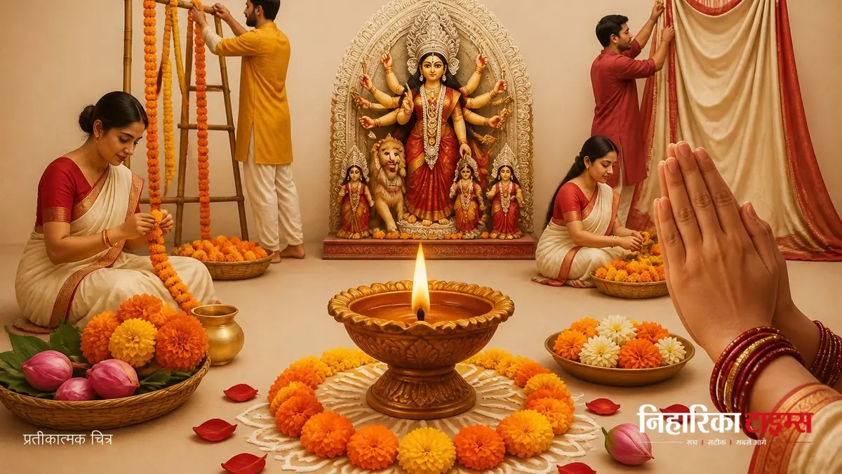 गेवरा-दीपका में दुर्गा पूजा समिति की बैठक