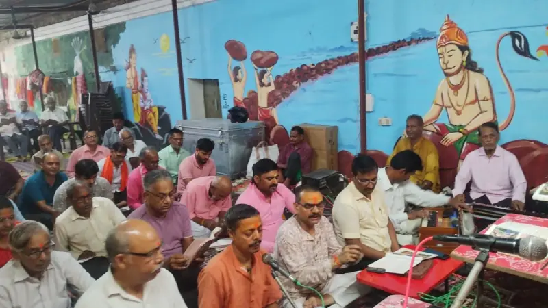 हनुमान गढ़ी मंदिर में संगीतमय सुंदरकांड पाठ हुआ