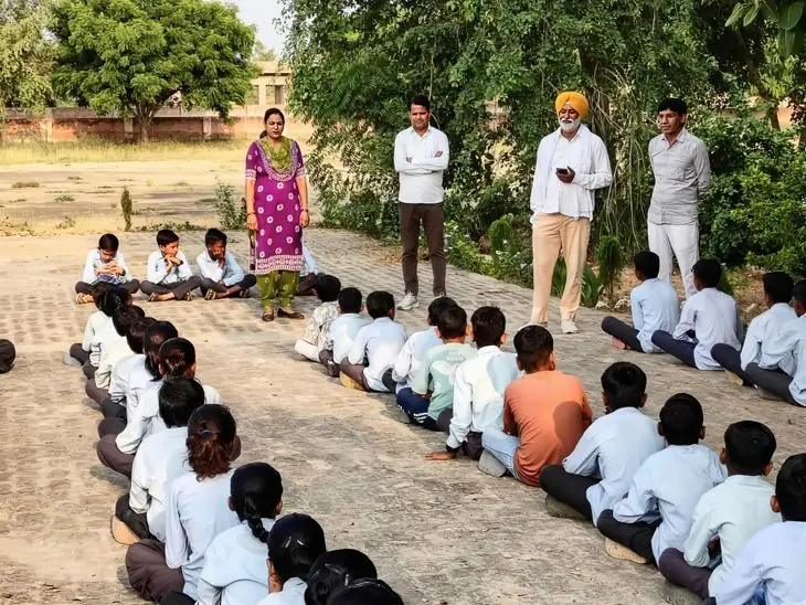 हनुमानगढ़ के फेफाना स्कूल में शिक्षक दिवस धूमधाम से मनाया गया
