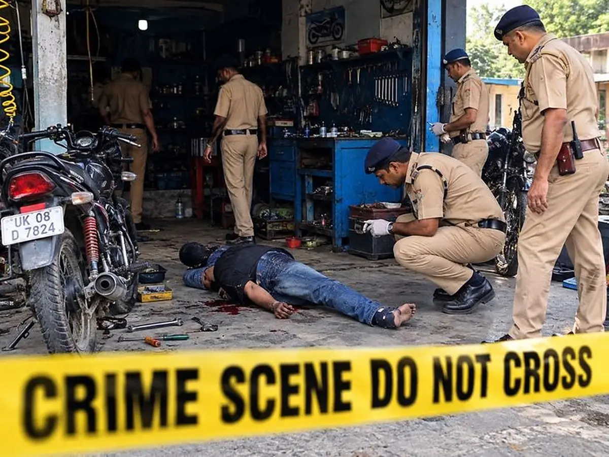 हरिद्वार में बाइक मैकेनिक की दुकान पर ताबड़तोड़ फायरिंग