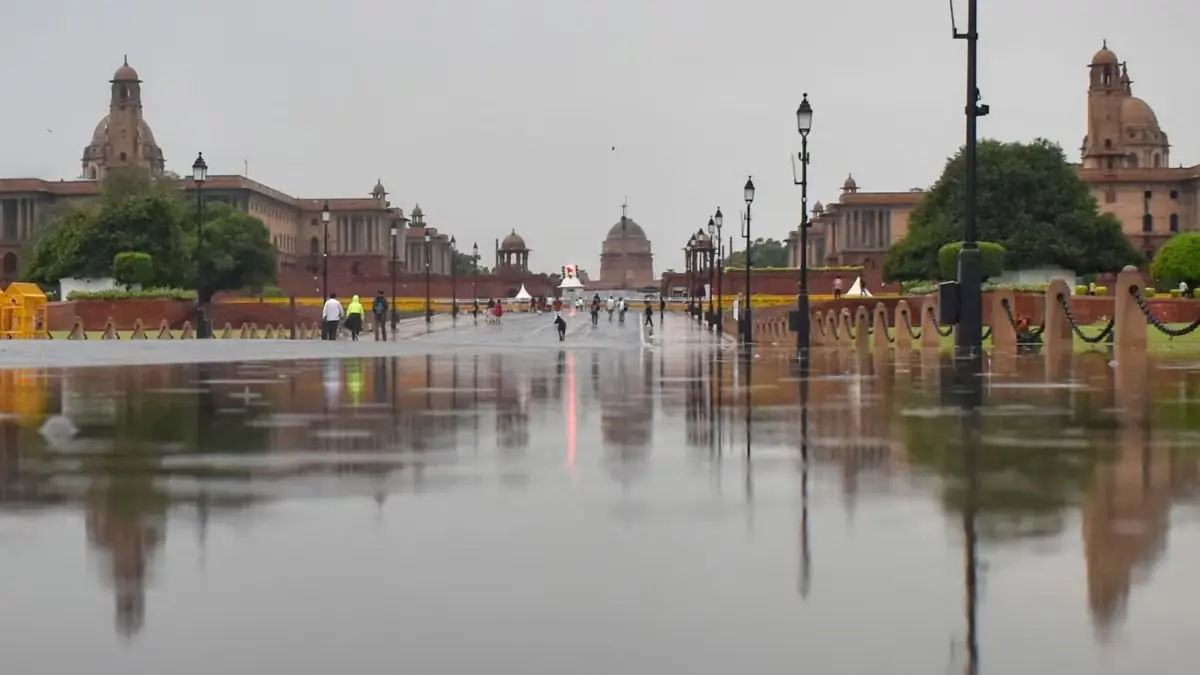 Rainfall measurement at Palam in Delhi
