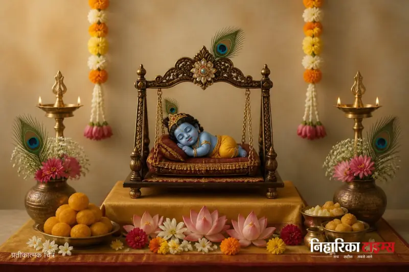 Offering Bhog to Laddu Gopal on Janmashtami Brings Auspicious Results