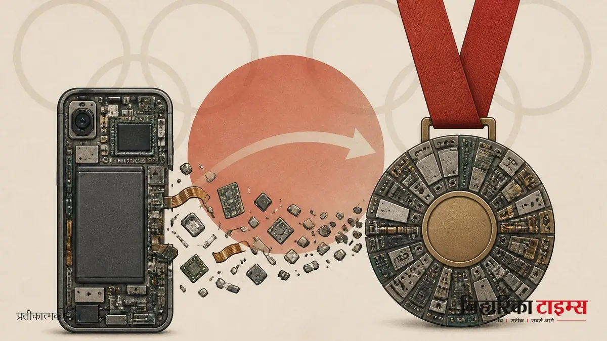 Japan Recycled 6.21 Million Phones for Tokyo Olympic Medals