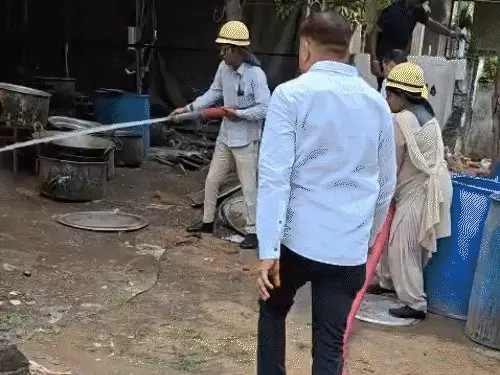 जयपुर के इस्कॉन मंदिर में सिलेंडर में आग, बड़ा हादसा टला