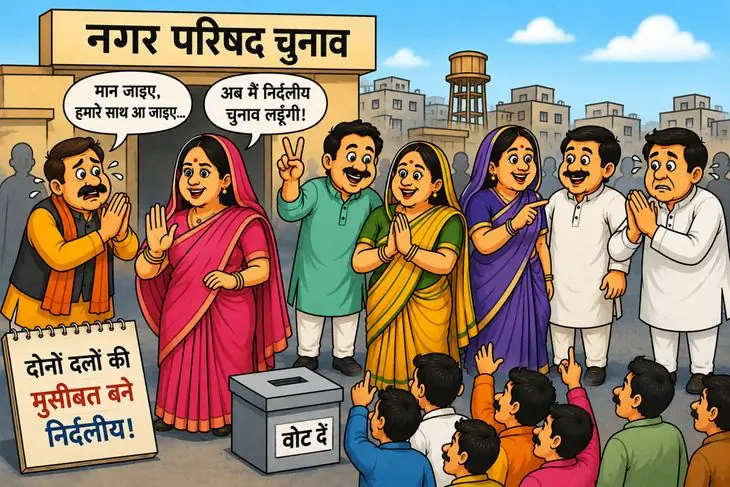 Former Congress-BJP Councillors Contest as Independents