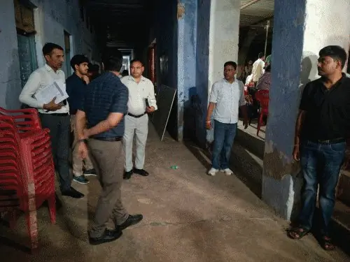 खैरथल में ईवीएम स्ट्रॉन्ग रूम निरीक्षण