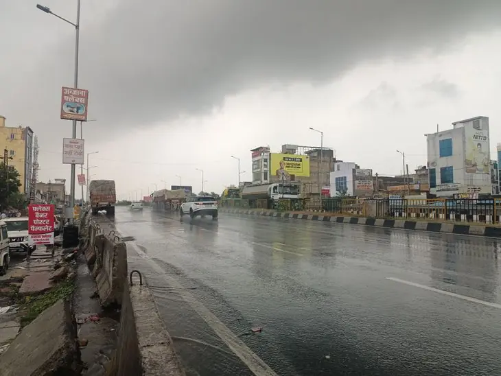 Heavy Rain for 45 Minutes on Krishna Janmashtami in Kotputli