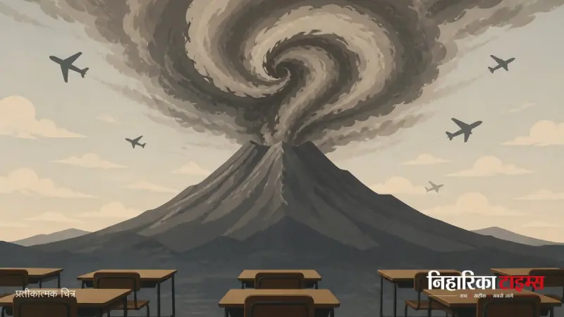Krakatau volcano eruption disrupts flights and schools in Indonesia