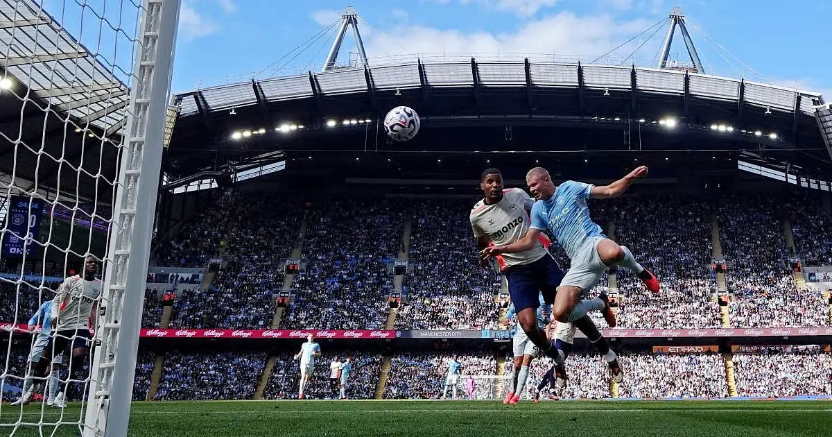 Manchester City in Premier League action