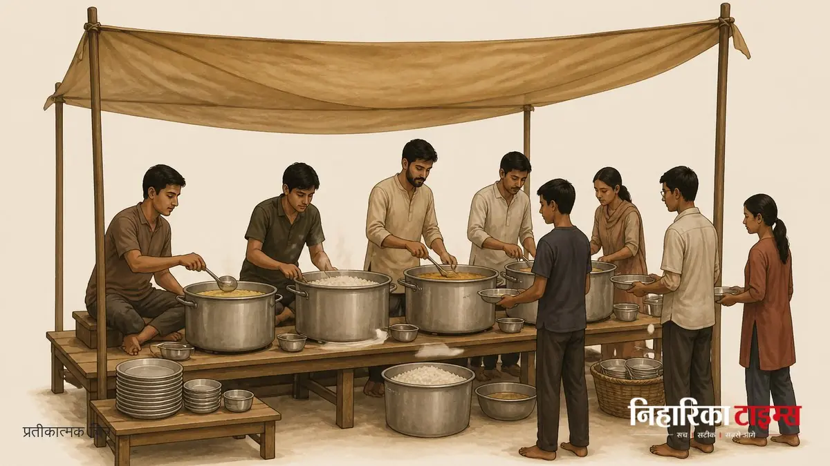 कोटा में अन्नपूर्णा रसोई का निरीक्षण