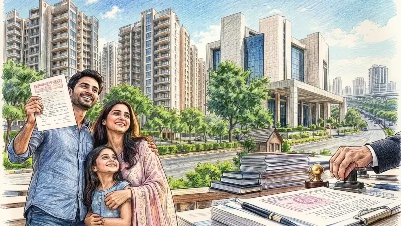 नोएडा में किसानों का मुआवजा 53 फीसदी बढ़ा, फ्लैट रजिस्ट्री हुई आसान