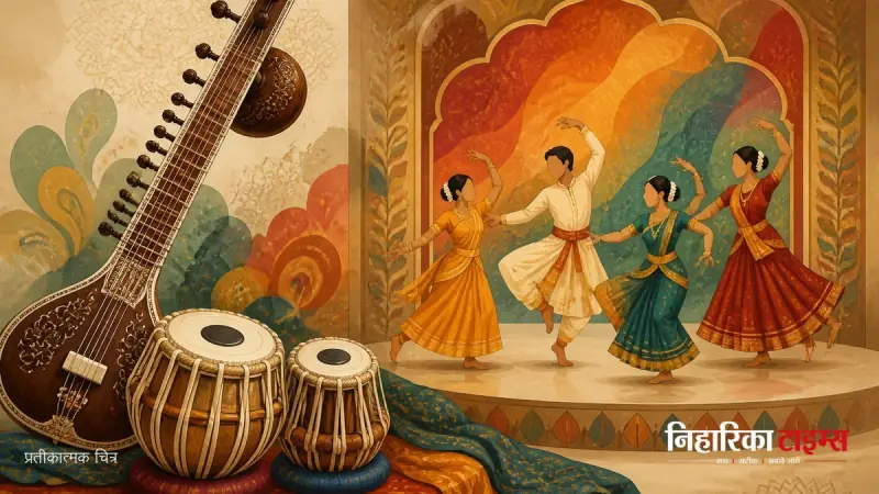પાલોજોરીમાં વિકાસ સ્કૂલમાં સાંસ્કૃતિક કાર્યક્રમનું આયોજન