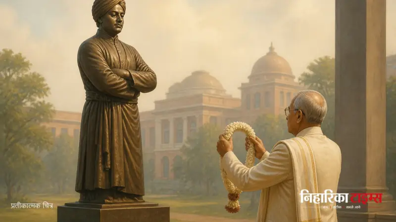 राज्यपाल सैय्यद अता हसनैन ने बीआरए बिहार यूनिवर्सिटी में स्वामी विवेकानंद की प्रतिमा का अनावरण किया