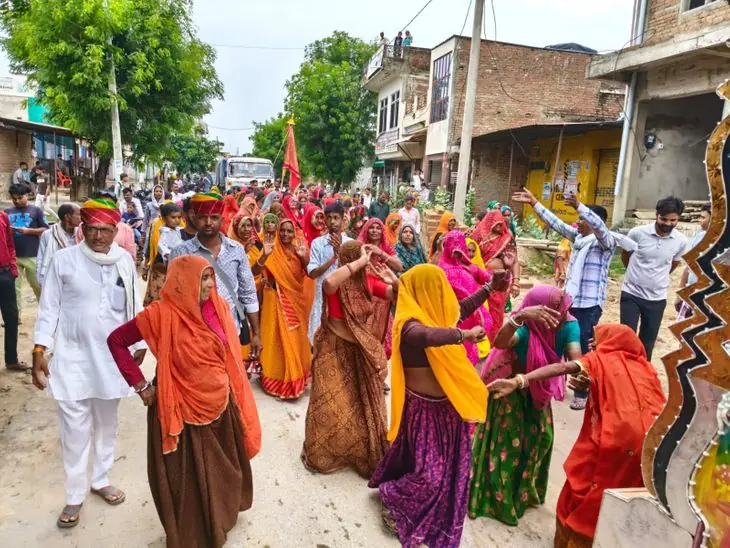 रानोली से चौथ माता की 15वीं पदयात्रा निकली