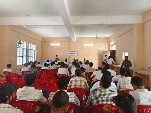 सलूंबर में ईवीएम रेंडमाइजेशन प्रक्रिया