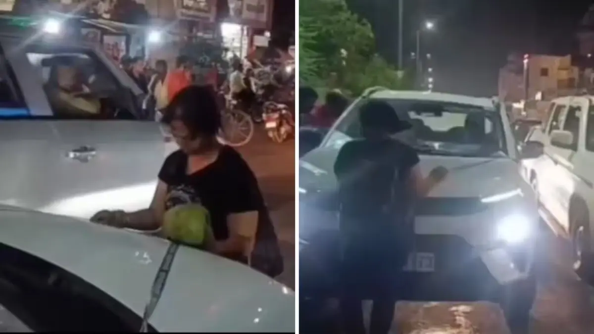 शोहरतगढ़ में कार चालक ने युवती को 'दीदी' कहा, सड़क जाम हुआ