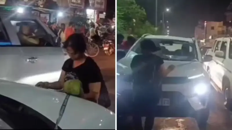 शोहरतगढ़ में कार चालक ने युवती को 'दीदी' कहा, सड़क जाम हुआ
