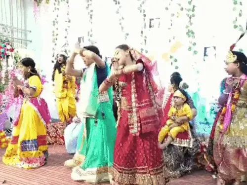 Janmashtami Celebrated with Grandeur at Brahmakumari University in Shri Ganganagar