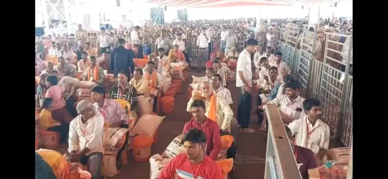 CM Yogi distributed checks worth Rs 1.20 lakh to 96 flood victims in Farrukhabad