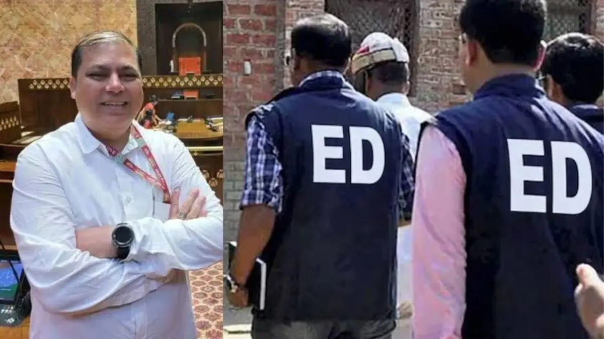 तीन राज्यों में ED की कार्रवाई के दौरान तलाशी
