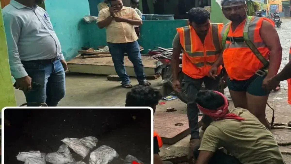 वाराणसी में सीवर लाइन सफाई का मामला
